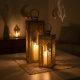 Metal Ramadan Lantern 2 Pcs